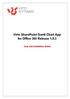 Virto SharePoint Gantt Chart App for Office 365 Release 1.0.3. User and Installation Guide