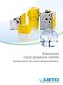 Pneumatic room pressure control. Top performance for clean rooms and top-security laboratories.