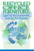 RECYCLED OFFICE FURNITURE: RECYCLED OFFICE