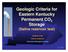 Geologic Criteria for Eastern Kentucky Permanent CO 2 Storage (Saline reservoir test)