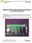 USB to SPI Interface Evaluation Board