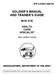 SOLDIER S MANUAL AND TRAINER S GUIDE