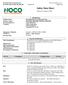 NOCO Distribution LLC ISO VG 68, 100, 150, 220, 320, 460, 680 Revision #:0 Page 1 of 6. Chemtrec 1-800-424-9300 (24 HRS) NOCO: 1-800-500-6626