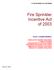 Fire Sprinkler Incentive Act of 2003