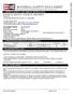 MATERIAL SAFETY DATA SHEET Champion Bow Tie logo is a trademark of Federal-Mogul Corporation, used under license.