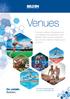Venues. Our End-to-End Expertise. Your End-to-End Solution.