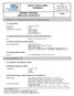 SAFETY DATA SHEET Revised edition no : 1 SDS/MSDS Date : 25 / 10 / 2012