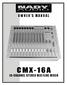OWNER S MANUAL CMX-16A 16-CHANNEL STEREO MIC/LINE MIXER