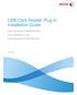 USB Card Reader Plug-in Installation Guide. Xerox WorkCentre 5325/5330/5335 Xerox WorkCentre 7120 Xerox WorkCentre 7425/7428/7435