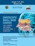 I welcome you in Messina for this course that may represent a stimulating experience for young neurosurgeons and ENT surgeons.