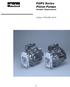 P2/P3 Series Piston Pumps Variable Displacement zp09. Catalog HY28-2662-CD/US
