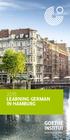 2015 LEArNING GERMAN. Sprache. Kultur. Deutschland.