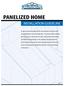 PANELIZED HOME INSTALLATION GUIDELINE