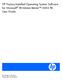 HP Factory-Installed Operating System Software for Microsoft Windows Server 2003 R2 User Guide