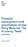 Financial management and governance review: Perry Beeches The Academy Trust