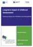 Long-term impact of childhood bereavement