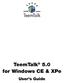 TeemTalk 5.0 for Windows CE & XPe