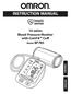 INSTRUCTION MANUAL. 10 series Blood Pressure Monitor with ComFit TM Cuff. Model BP785 ESPAÑOL ENGLISH