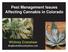 Pest Management Issues Affecting Cannabis in Colorado