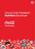 Coca-Cola Freestyle Nutrition Brochure