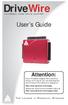 DriveWire. User s Guide. Attention: UNIVERSAL HARD DRIVE ADAPTER