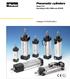 Pneumatic cylinders Series P1D According to ISO, VDMA and AFNOR. Catalogue 9127007812GB-ul