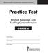 Massachusetts Comprehensive Assessment System Practice Test English Language Arts Reading Comprehension GRADE 6