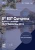 8 th EST Congress. Aarhus, Denmark 15-17 September 2016. Sponsorship Opportunities. Learn more: bcom.au.dk/est2016 EST2016 A A R H U S