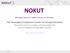 NOKUT. Norwegian Agency for Quality Assurance in Education. The Norwegian Competence Center for Foreign Education