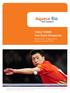 TABLE TENNIS Test Event Prospectus