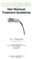 Hair Removal Treatment Guidelines
