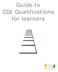 Guide to CQI Qualifications for learners