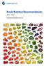 Nordic Nutrition Recommendations. 2012 Part 1. Summary, principles and use