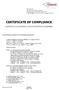 CERTIFICATE OF COMPLIANCE