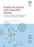 Disability and corporate social responsibility reporting: