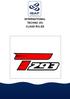 INTERNATIONAL TECHNO 293 CLASS RULES