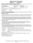MATERIAL SAFETY DATA SHEET MSDS L-101 REVISION 9