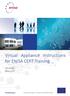 Virtual Appliance Instructions for ENISA CERT Training TLP WHITE APRIL 2015. European Union Agency For Network And Information Security
