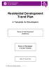 Residential Development Travel Plan