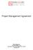 Project Management Agreement