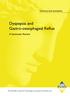 Dyspepsia and Gastro-oesophageal Reflux