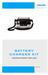 BATTERY CHARGER KIT INSTRUCTIONS FOR USE M4747A