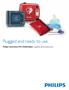Rugged and ready to use. Philips HeartStart FRx Defibrillator supplies and accessories