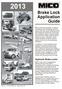 Brake Lock Application Guide