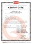 CERTIFICATE. Issued Date: Sep. 15, 2009 Report No. : 099096R-ITCEP07V06