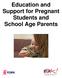 Education and Support for Pregnant Students and School Age Parents