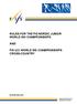 RULES FOR THE FIS NORDIC JUNIOR WORLD SKI CHAMPIONSHIPS AND FIS U23 WORLD SKI CHAMPIONSHIPS CROSS-COUNTRY