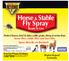 Fly Spray. Horse & Stable CAUTION. Ready to Use. Water-based formula