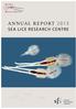 ANNUAL REPORT 2013 SEA LICE RESEARCH CENTRE