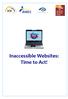 Inaccessible Websites: Time to Act!